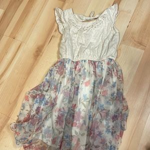 Star Ride multi fabric dress GUC